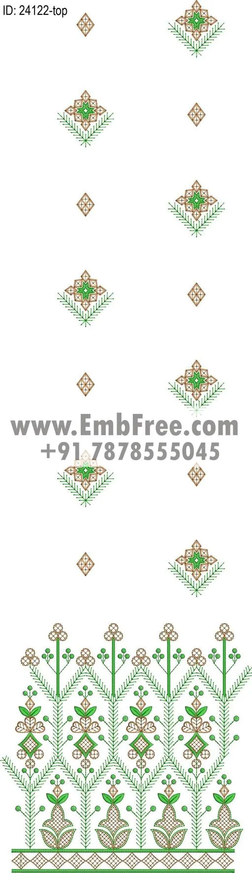Embroidery Designs for dress id:24122