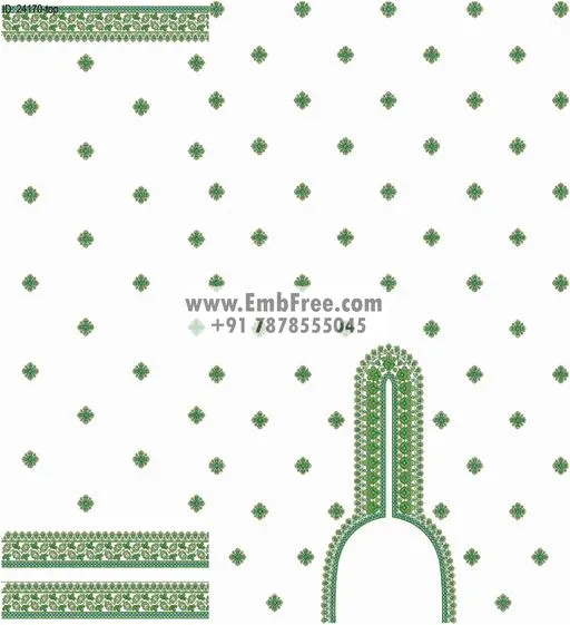 Embroidery Designs for dress id:24170