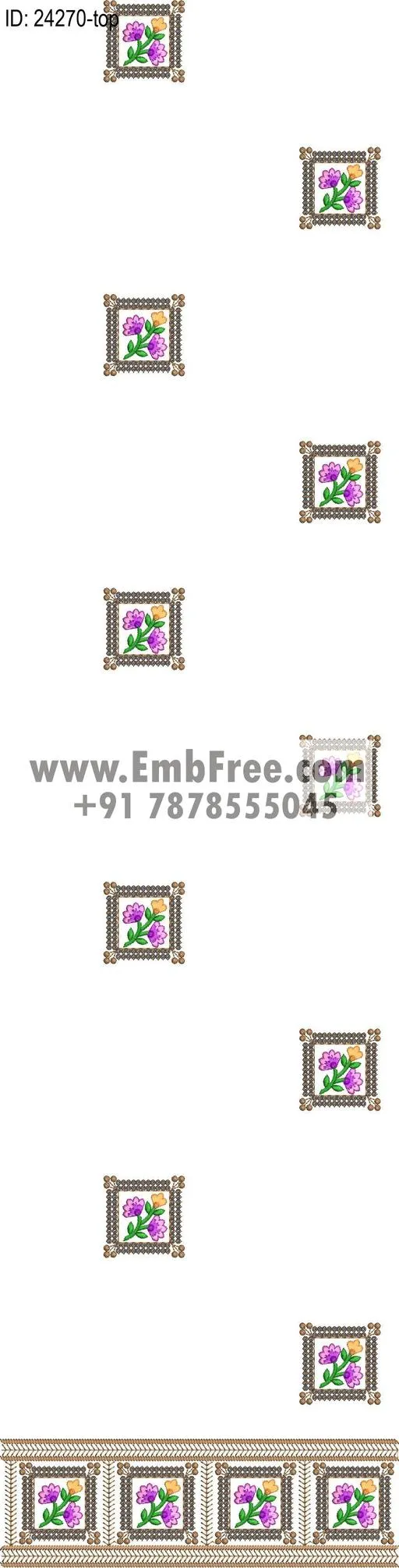 Embroidery Designs for dress id:24270