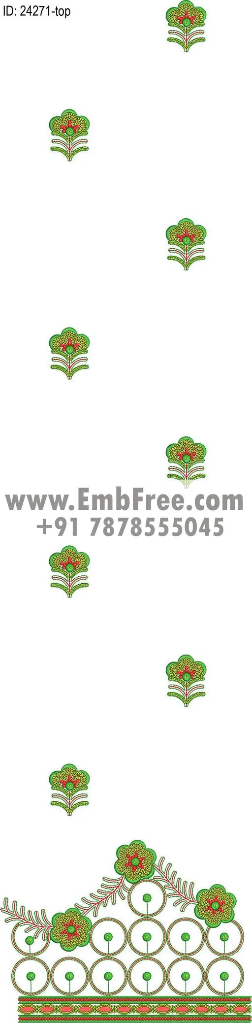 Embroidery Designs for dress id:24271