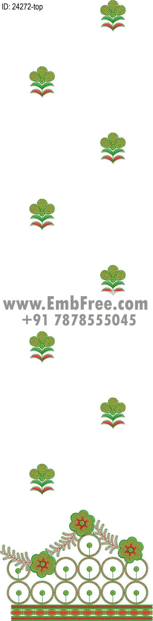 Embroidery Designs for dress id:24272