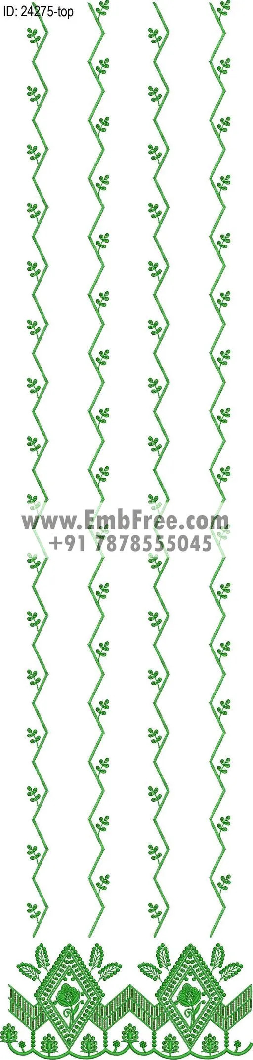 Embroidery Designs for dress id:24275