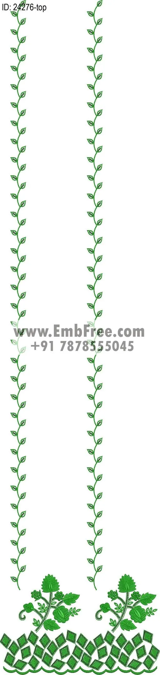 Embroidery Designs for dress id:24276