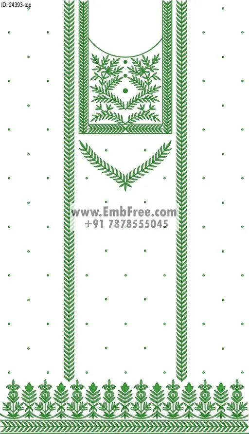 Embroidery Designs for dress id:24393