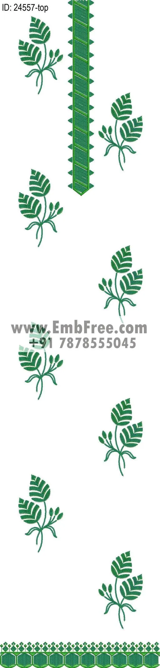 Embroidery Designs for dress id:24557
