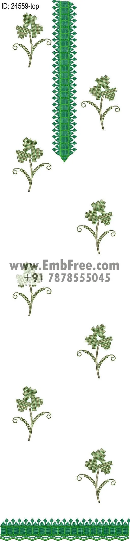 Embroidery Designs for dress id:24559