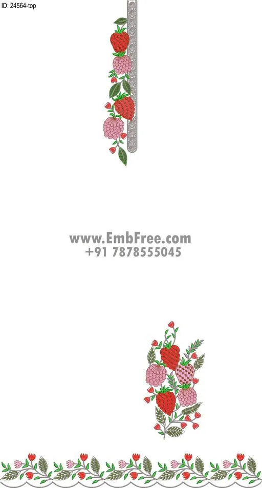 Embroidery Designs for dress id:24564