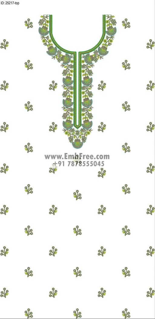 Embroidery Designs for dress id:25217