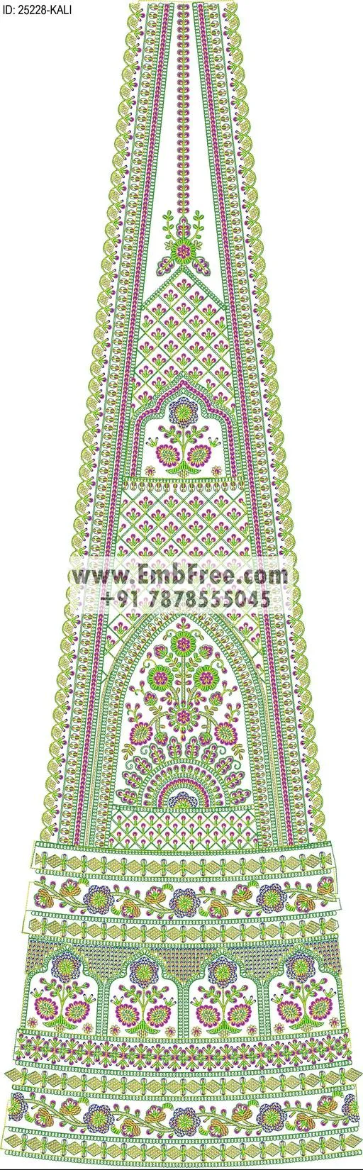 Embroidery Designs for dress id:25228