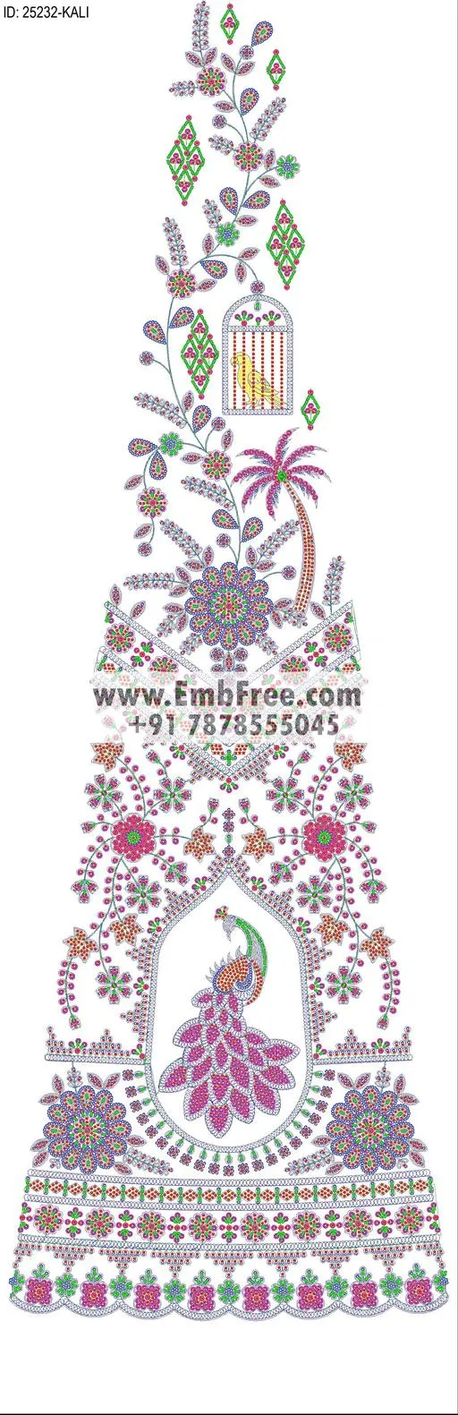 Embroidery Designs for dress id:25232