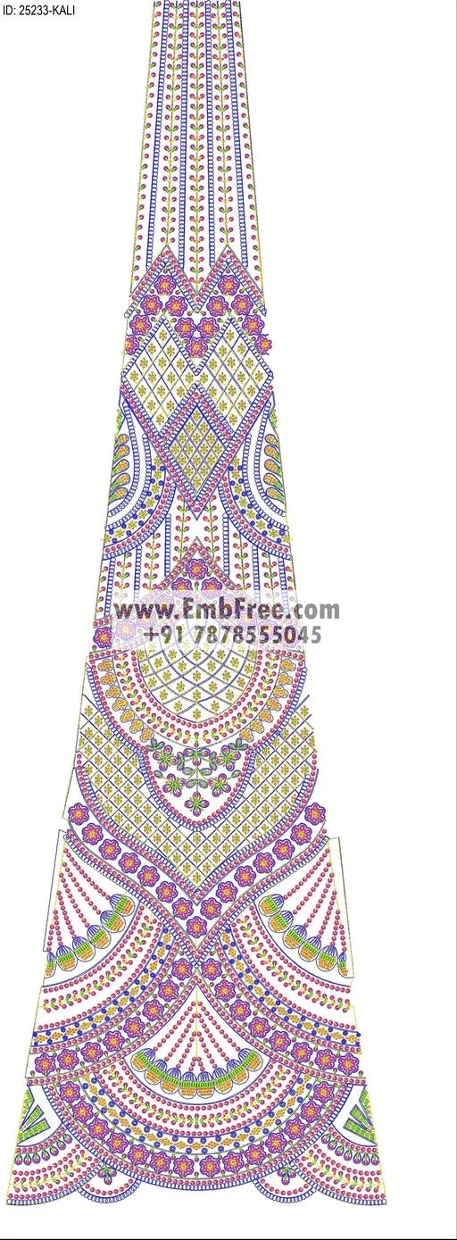 Embroidery Designs for dress id:25233