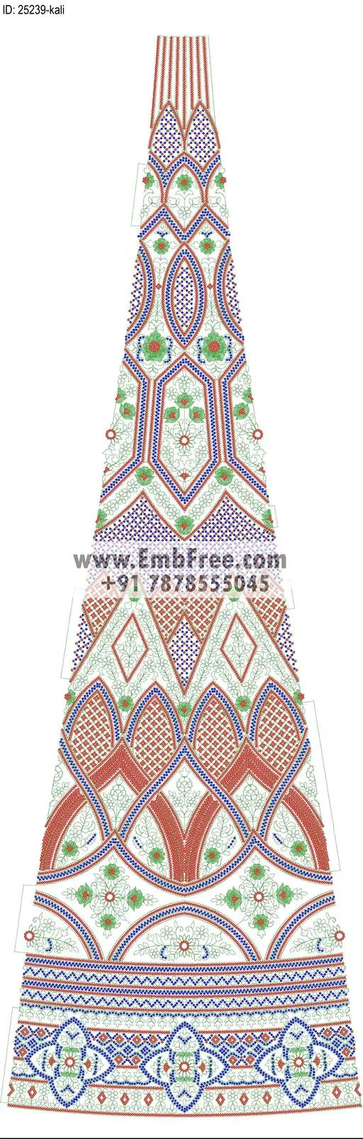 Embroidery Designs for dress id:25239
