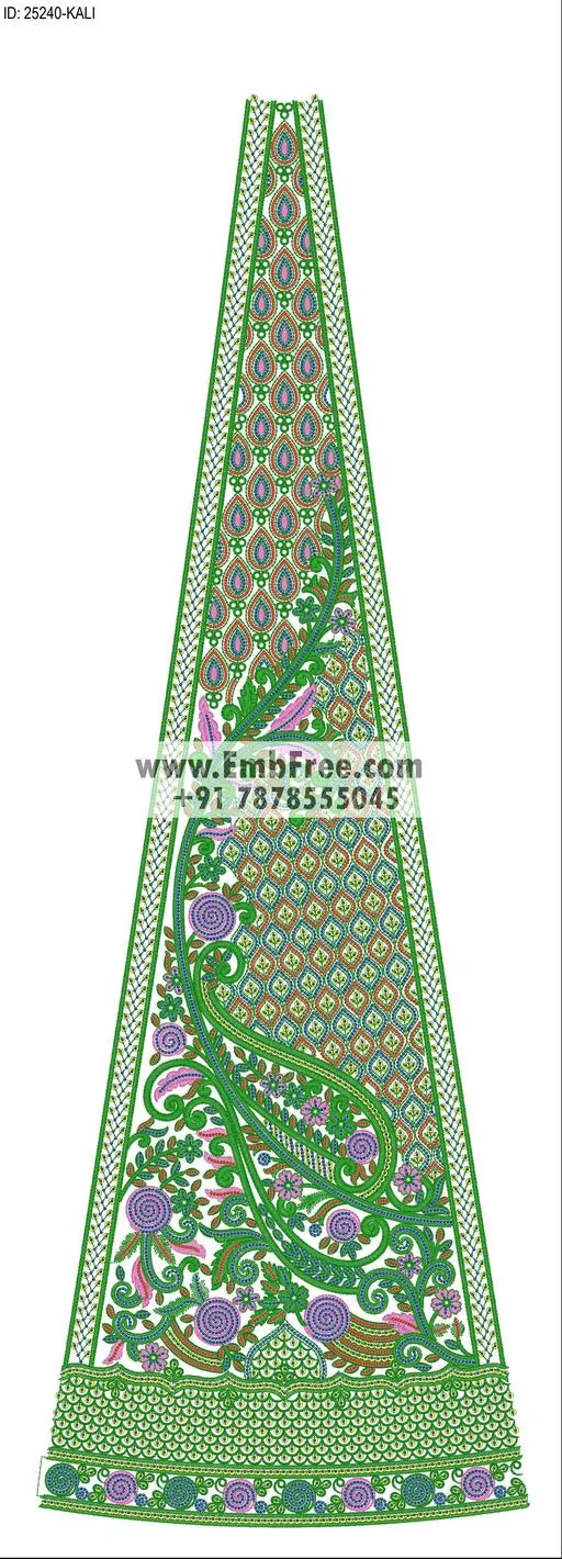 Embroidery Designs for dress id:25240
