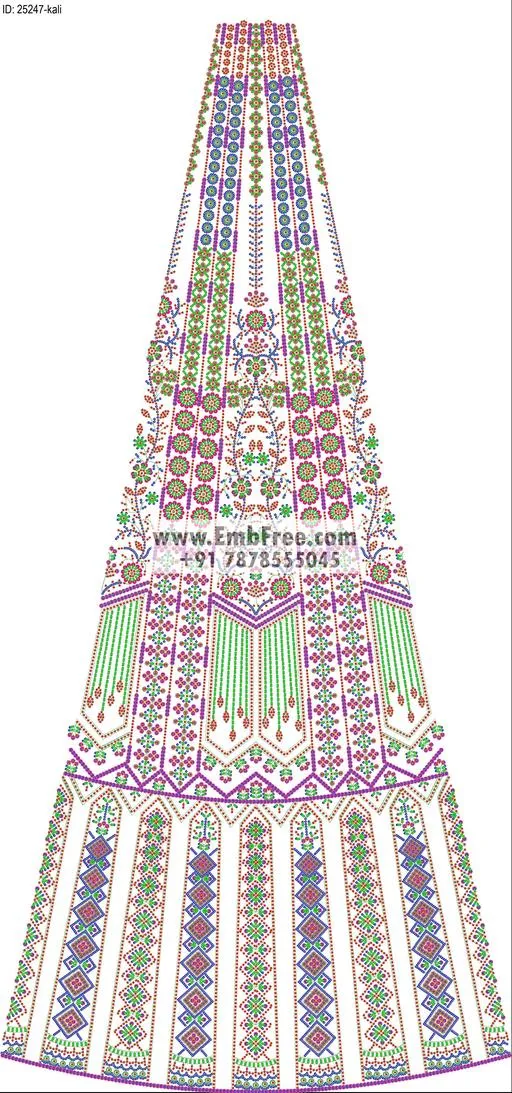 Embroidery Designs for dress id:25247