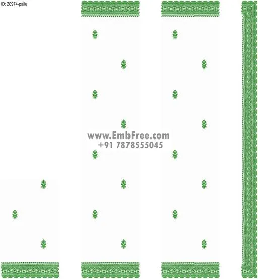 saree cpallu embroidery design-ID:20974