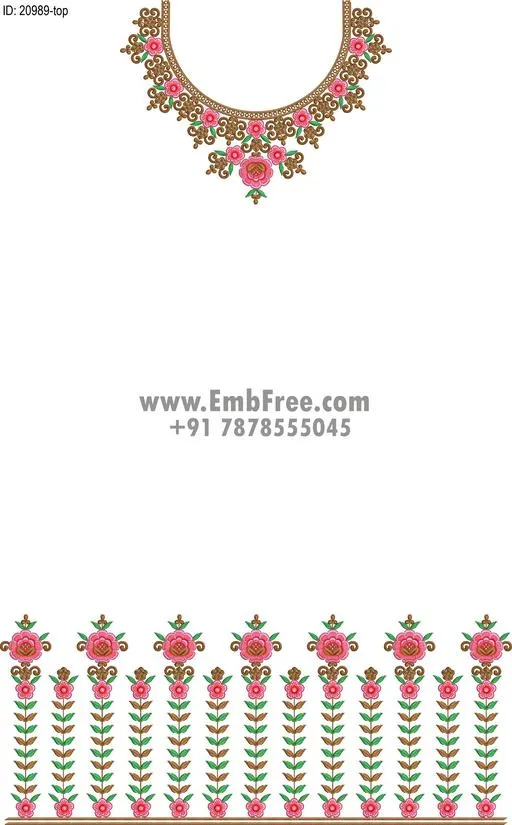 single head dress embroidery design-ID:20989