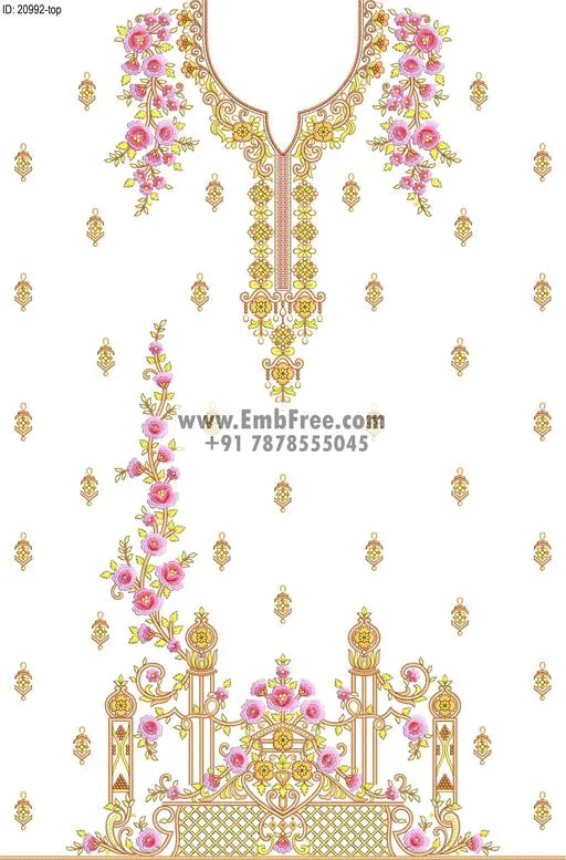single head dress embroidery design-ID:20992