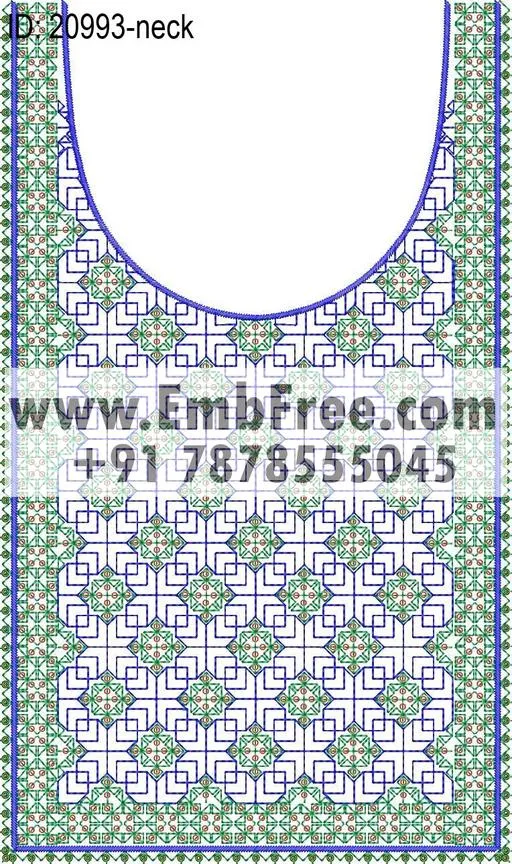neck embroidery design-ID:20993