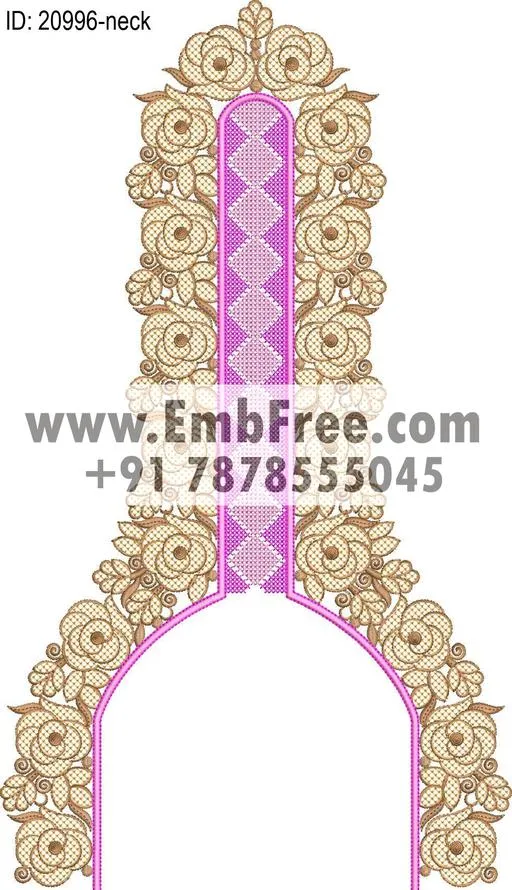 neck embroidery design-ID:20996