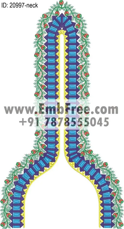 neck embroidery design-ID:20997