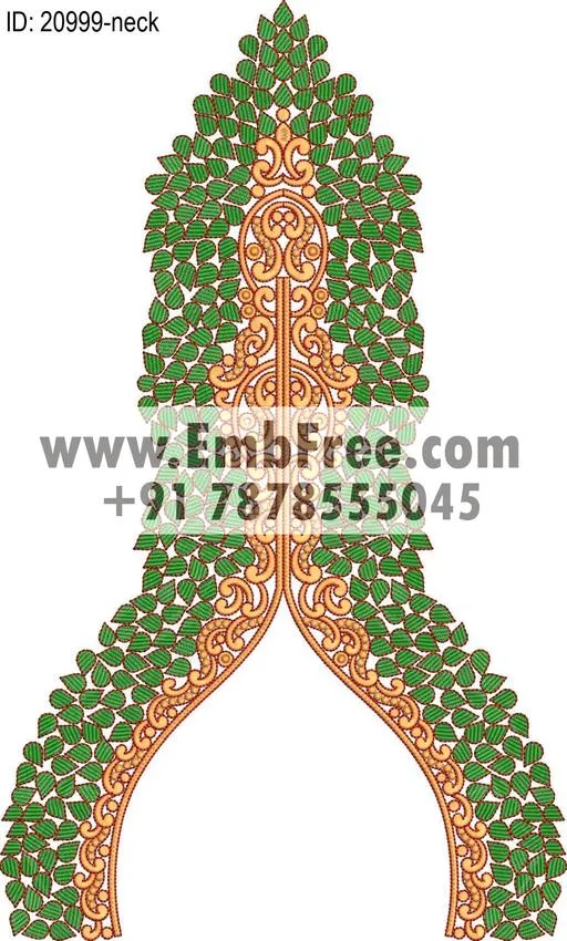 neck embroidery design-ID:20999