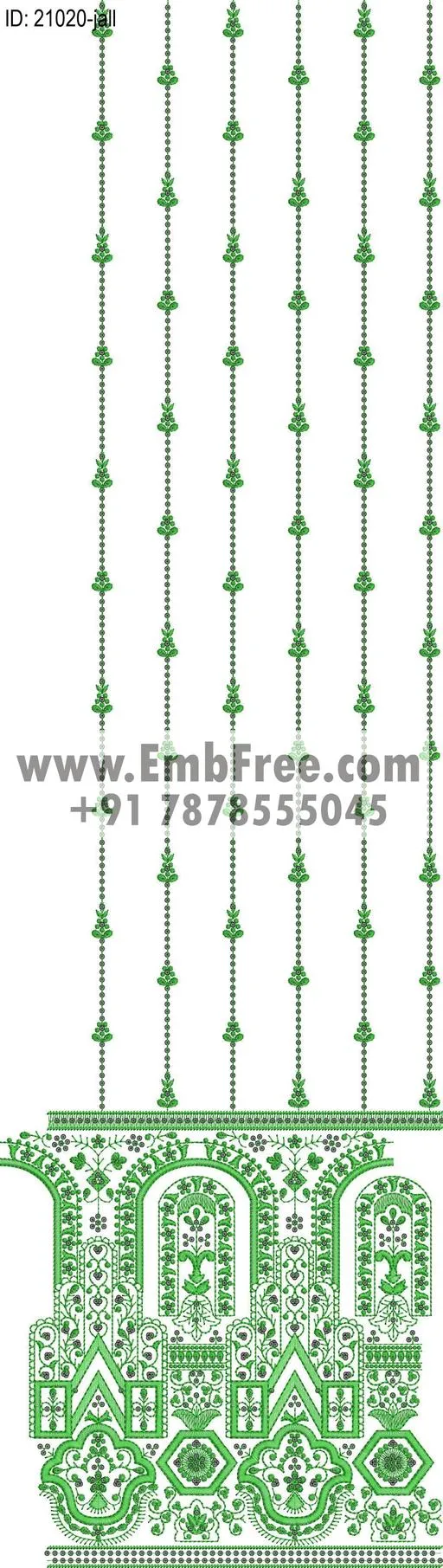 garment allover embroidery design-ID:21020