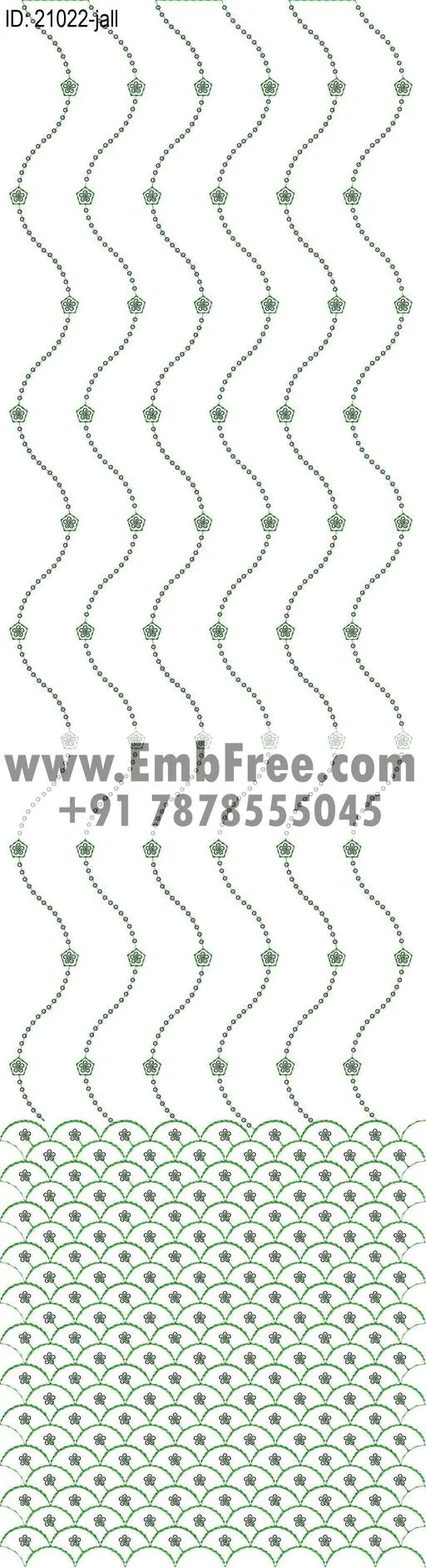 garment allover embroidery design-ID:21022