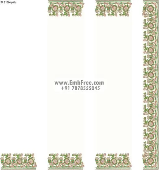 saree cpallu embroidery design-ID:21024