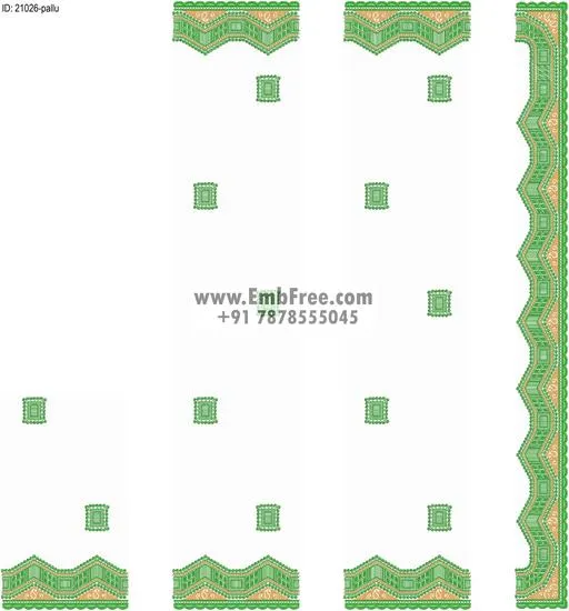 saree cpallu embroidery design-ID:21026