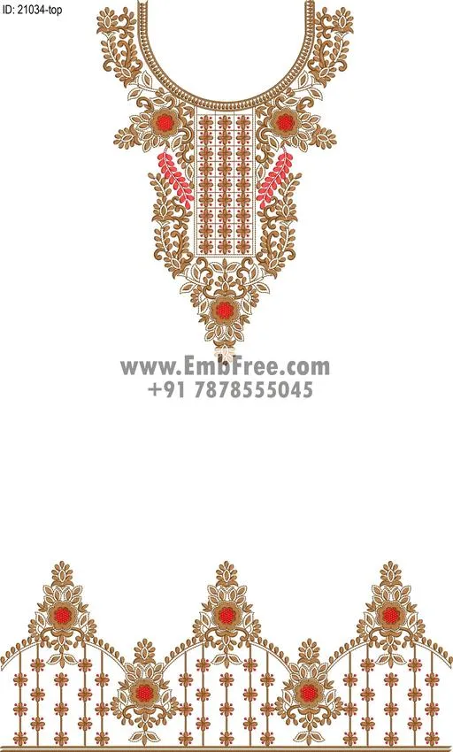 single head dress embroidery design-ID:21034