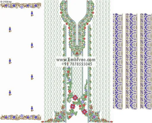 single head dress embroidery design-ID:21035