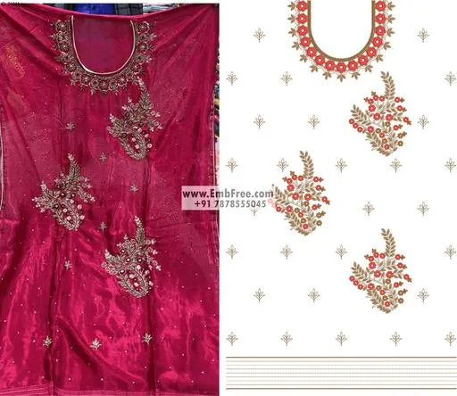 single head dress embroidery design-ID:21041