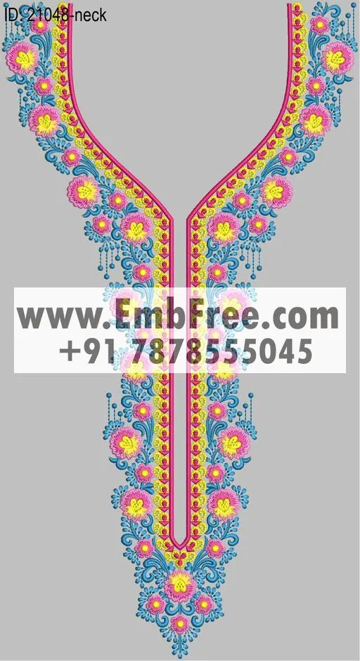 neck embroidery design-ID:21048