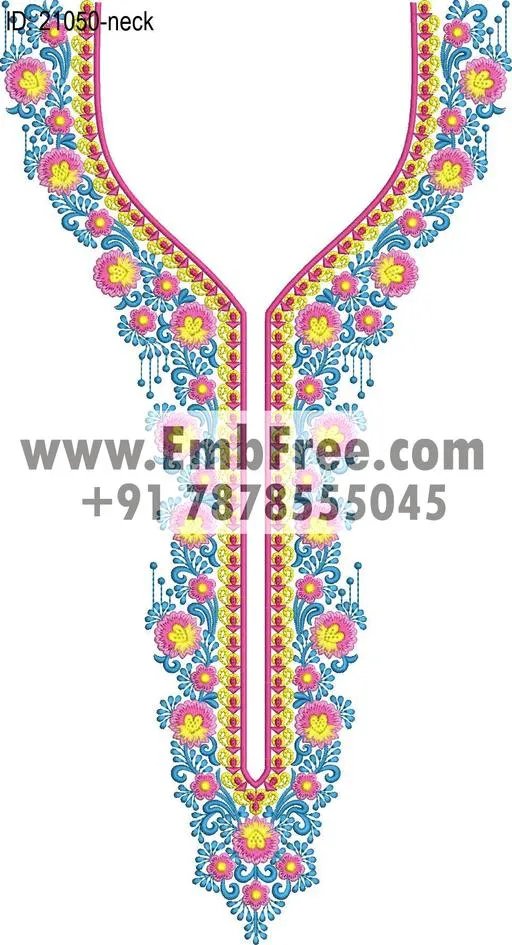 neck embroidery design-ID:21050