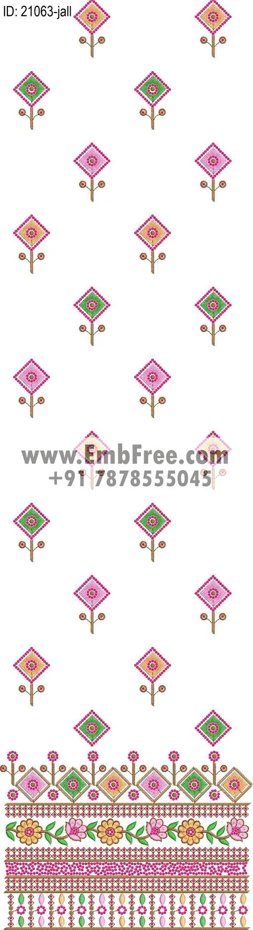 garment allover embroidery design-ID:21063