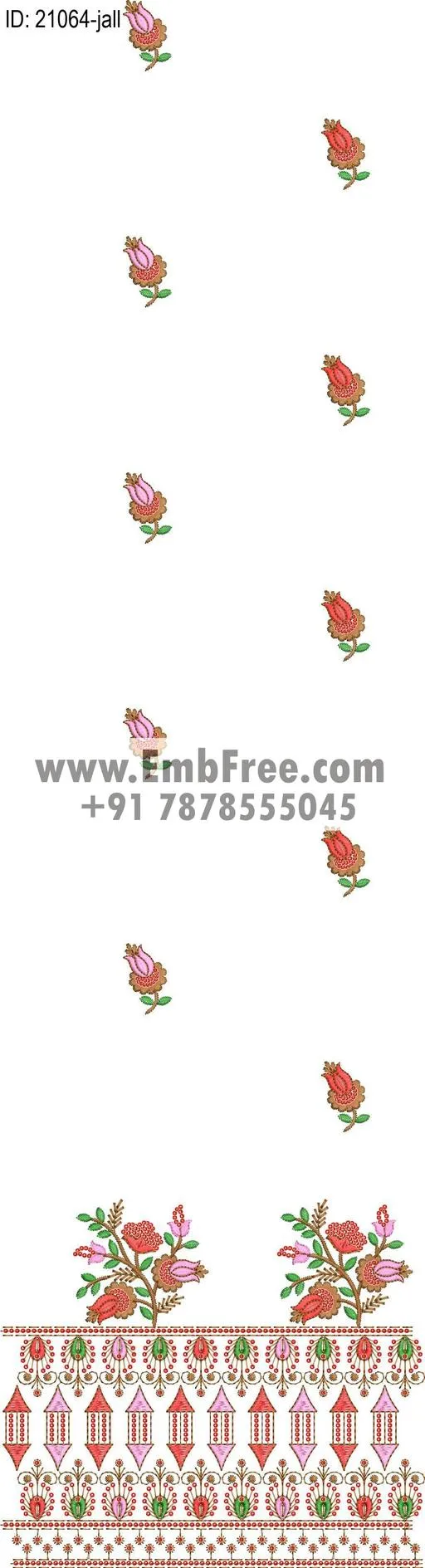 garment allover embroidery design-ID:21064