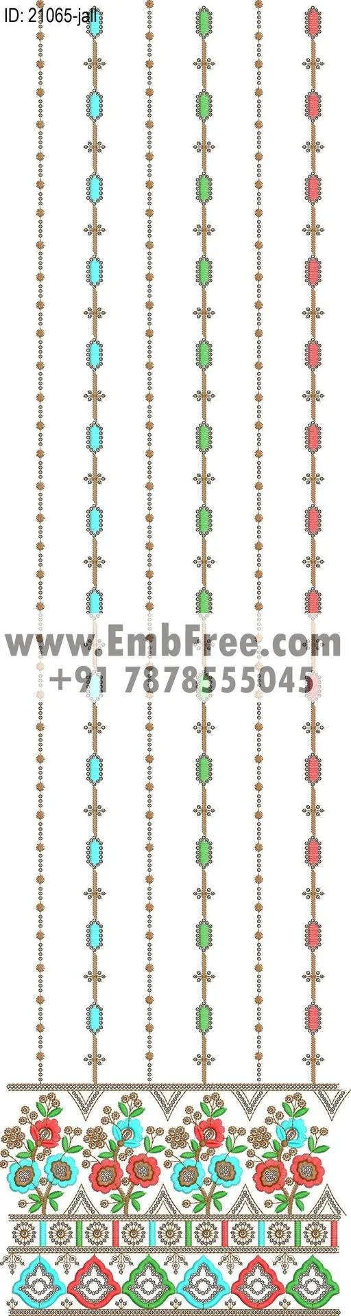 garment allover embroidery design-ID:21065