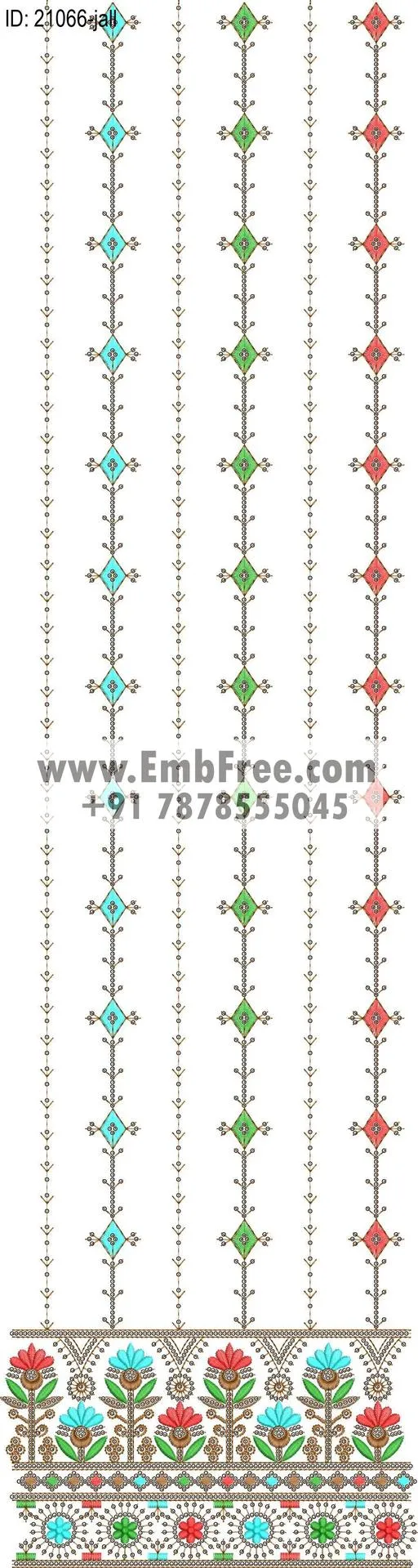 garment allover embroidery design-ID:21066