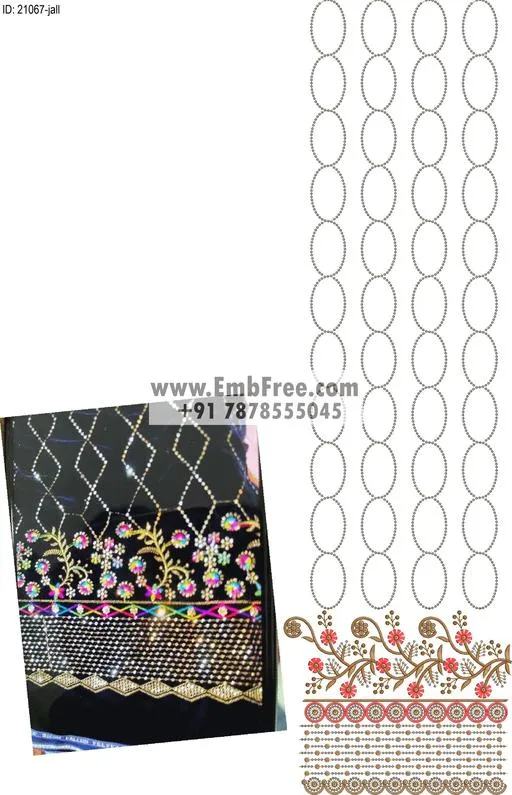 garment allover embroidery design-ID:21067