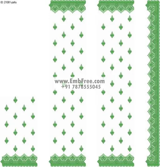 saree cpallu embroidery design-ID:21081