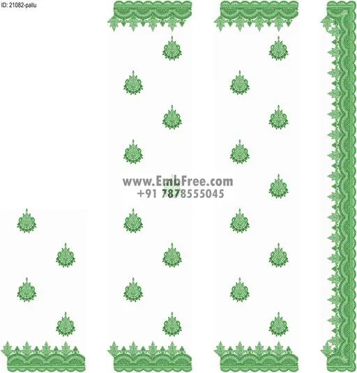 saree cpallu embroidery design-ID:21082