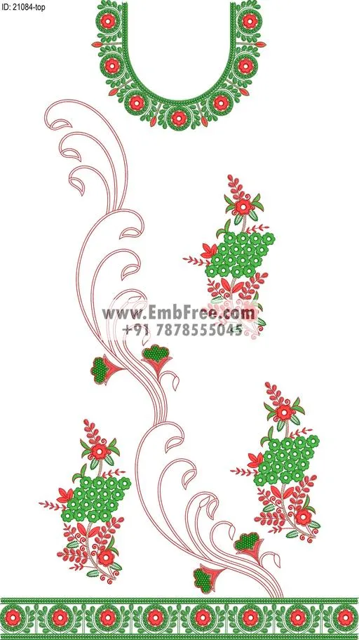 single head dress embroidery design-ID:21084