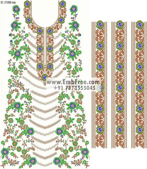 single head dress embroidery design-ID:21085