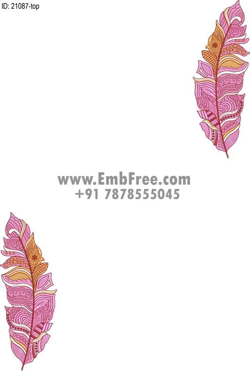 single head dress embroidery design-ID:21087