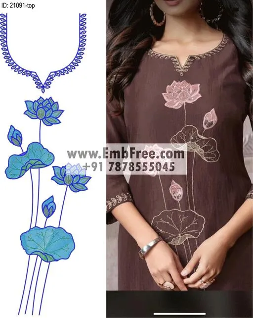 single head dress embroidery design-ID:21091