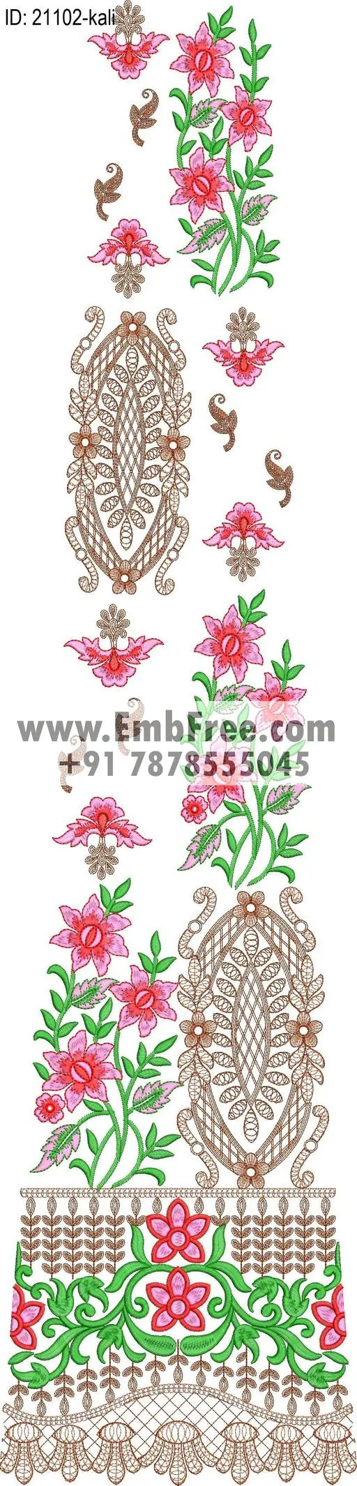 lahenga choli embroidery design-ID:21102