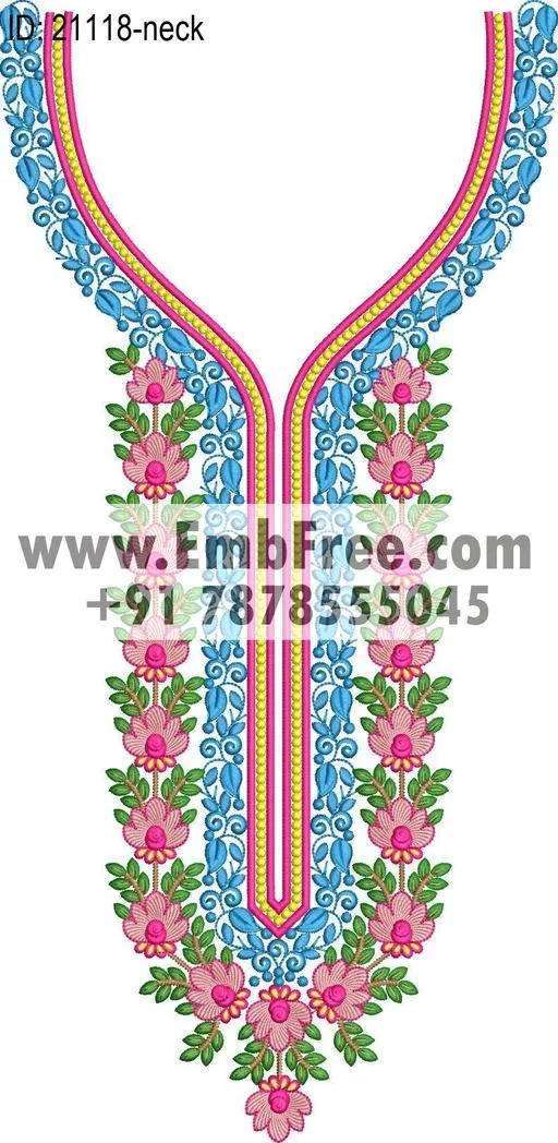 neck embroidery design-ID:21118