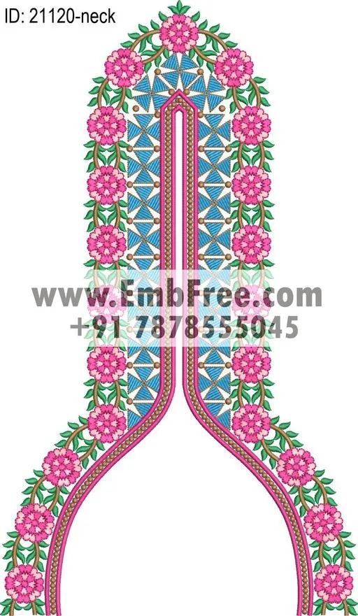 neck embroidery design-ID:21120