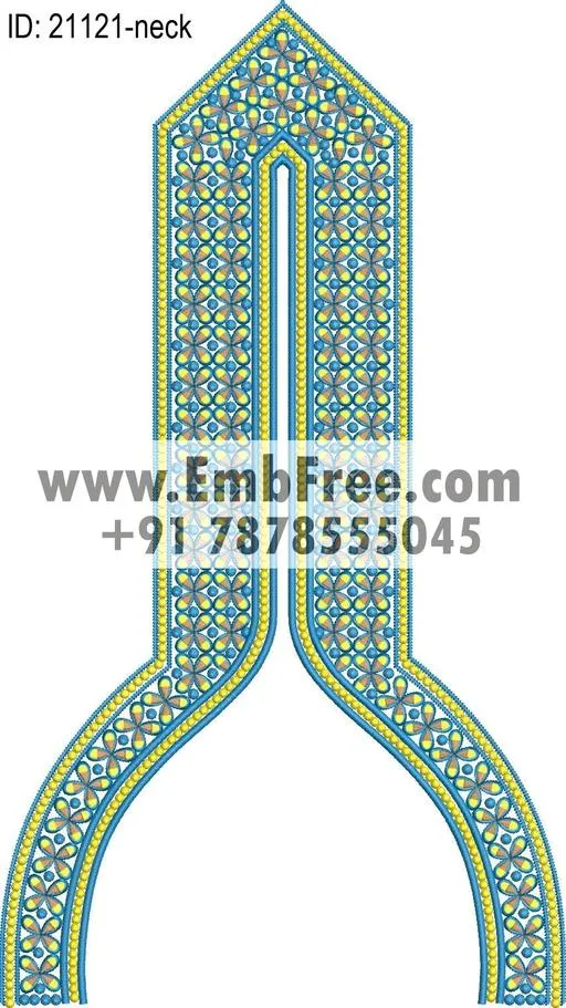 neck embroidery design-ID:21121