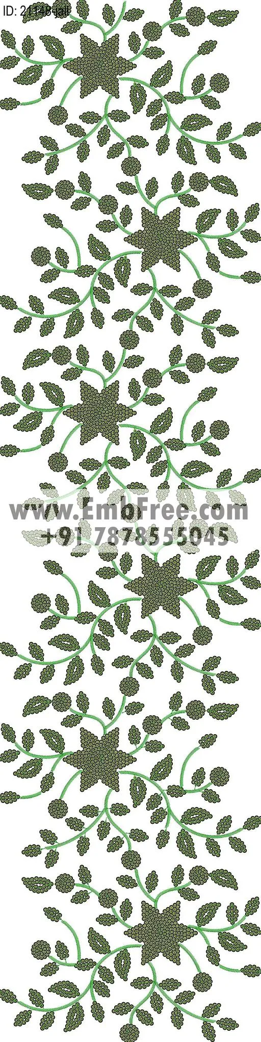 garment allover embroidery design-ID:21148